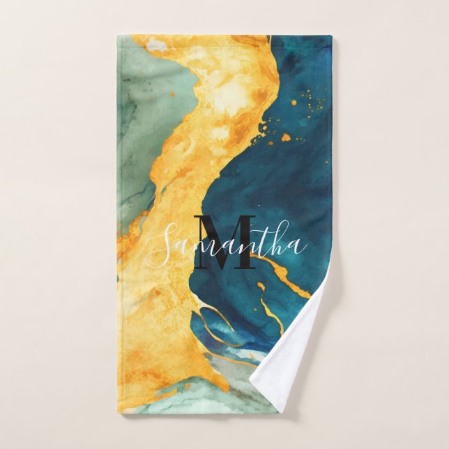 Türkis Badhandtuch Set (Handtuch)