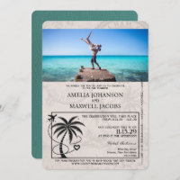 Türkis Bahamas Passport Wedding