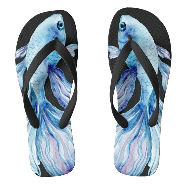 Türkis Betta Fish Flip Flops (Fußbett)