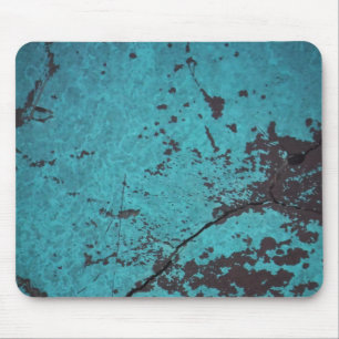 Türkis Blau Rostig Mousepad