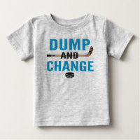 Türkis Blue Dump and Change Hockey Baby