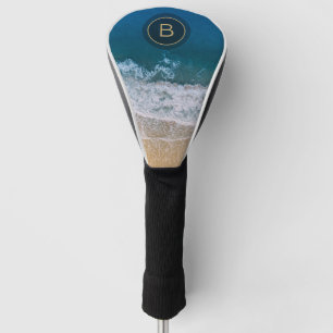 Türkis Blue Florida Beach Custom Monogram Golf Headcover