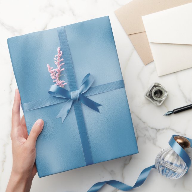 Türkis Blue Wedding Geschenkpapier (Schenken)