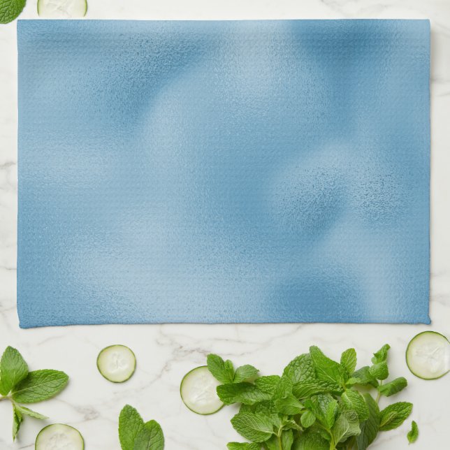 Türkis Blue Wedding Geschirrtuch (Gefaltet)