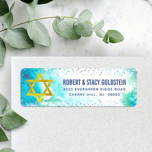 Türkis B'nai Mitzvah Rücksendeadresse