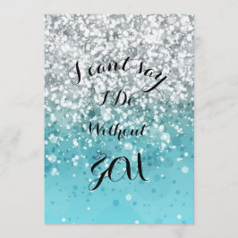 Türkis Bridesmaid Einladung