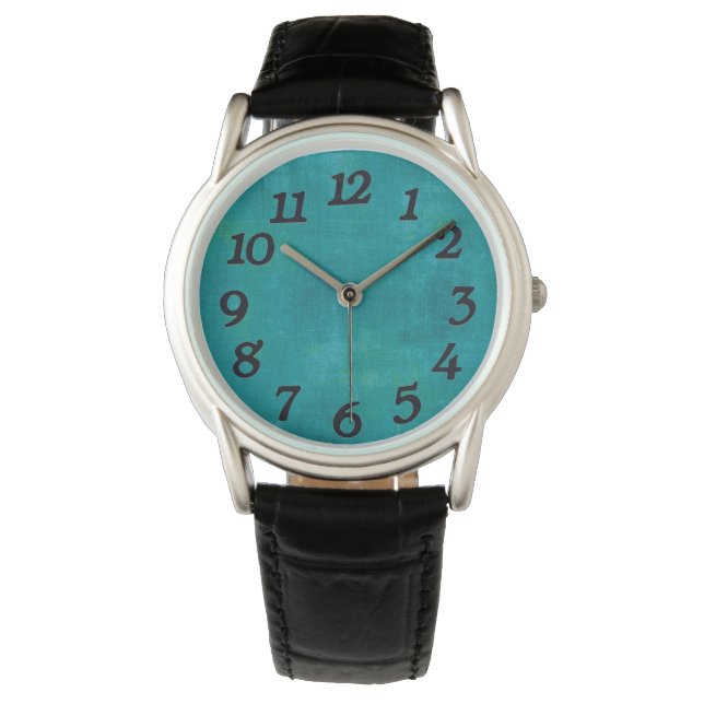 Türkis Buddy Watch Armbanduhr (Vorderseite)