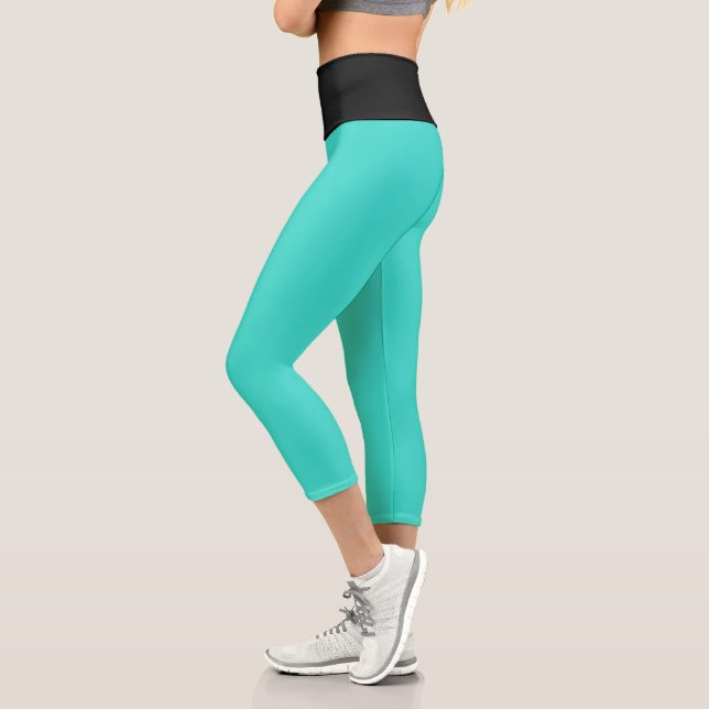 Türkis Capri Leggings (Links)