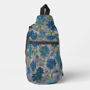 Türkis Daisy Floral Sling Bag