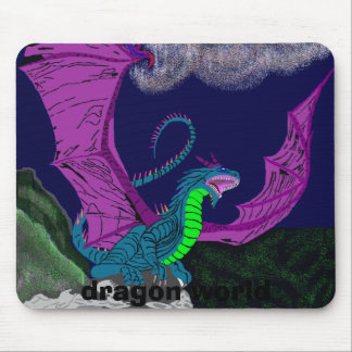 Türkis dragon5, Drachewelt Mousepad