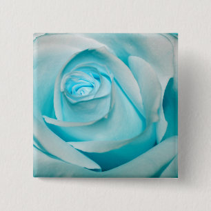 Türkis-Eis-Rose Button