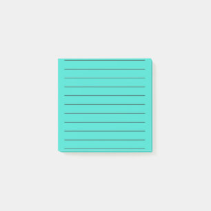 Türkis Elegant Stationery Post-it Klebezettel
