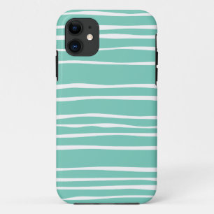 Türkis: Funky Striped iPhone 5/5S Case