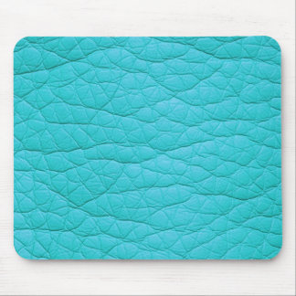 Türkis geknittertes Imitat weiches ledernes Mousepad