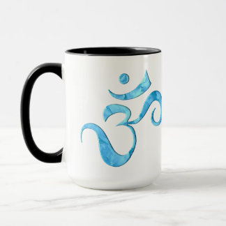 Türkis Glanz Om Tasse