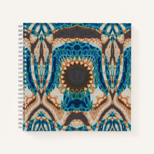 Türkis Gold Sun Southwestern Art Notizbuch