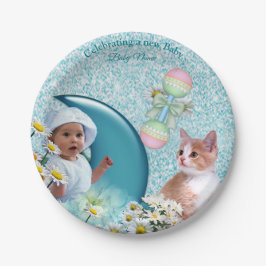 Türkis Green Blue Pappteller