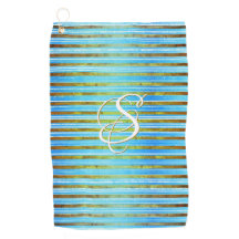 Türkis, Grün und Weiß Streifen 