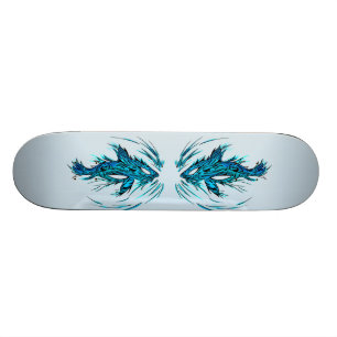 Türkis-Haifisch-Tätowierungs-Skateboard Skateboard