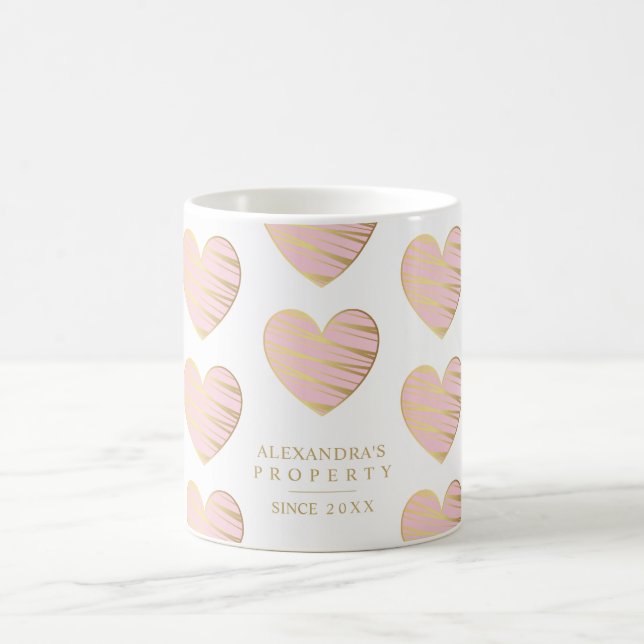 Türkis Herz Beste Freunde Jeden Anlaß Kaffeetasse (Mittel)