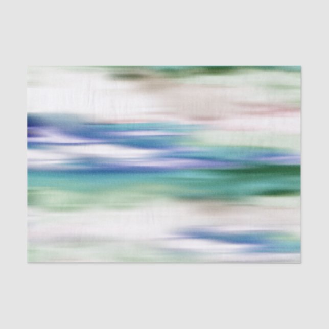 Türkis Horizon Seidenpapier (Vorderseite)