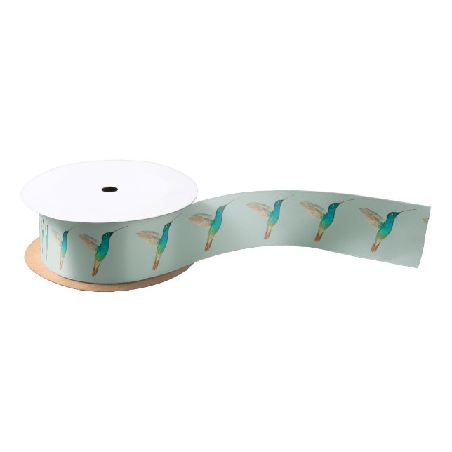 Türkis Hummingbird Satin Ribbon Satinband (Spule)