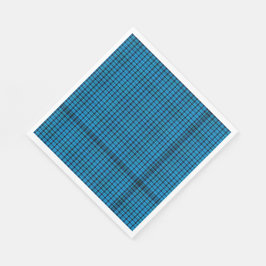 Türkis Kariert Napkins Serviette
