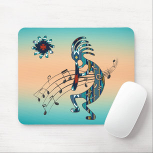 Türkis Kokopelli-Mauspad Mousepad