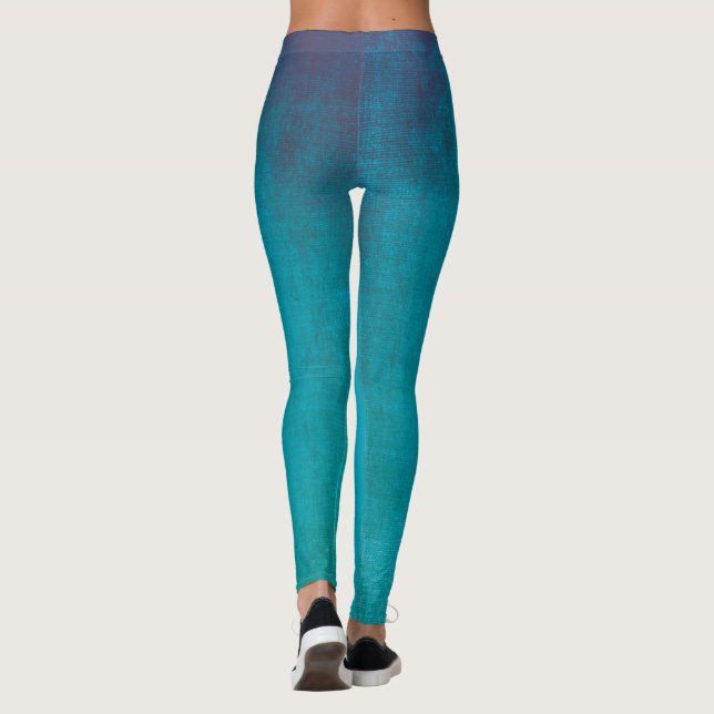 Türkis Leggings (Rückseite)