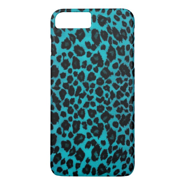 Türkis-Leopard-Druck Case-Mate iPhone Hülle (Rückseite)