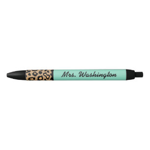 Türkis Leopard Office Pen Gift Kugelschreiber