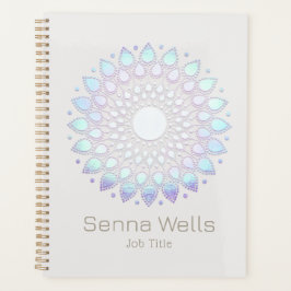 Türkis Lotus Blume Mandala Planer