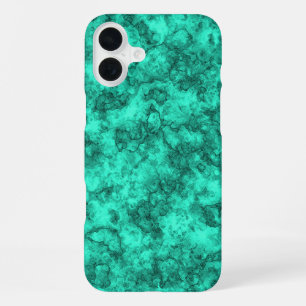 Türkis Marmor iPhone 16 Plus Hülle