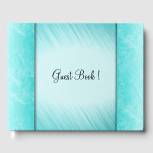 Türkis-Marmor-Spalten-Gästebuch Gästebuch