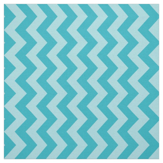 Türkis marokkanische Moods Chevrons Stoff (Muster)