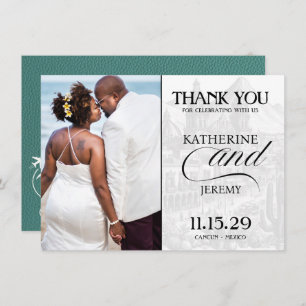 Türkis-Mexiko-Pass Dankeskarte