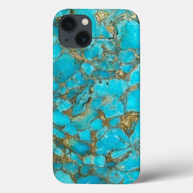 Türkis-Muster-Telefon-Abdeckung Case-Mate iPhone Hülle (Rückseite)
