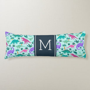 Türkis   Niedlich farbiges Dinosaurier-Muster Kid  Seitenschläferkissen