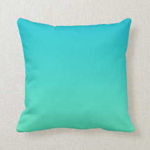 "Türkis Ombre" Kissen