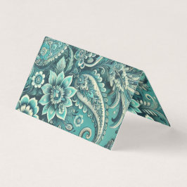 Türkis Paisley Floral Pattern