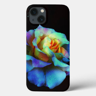 Türkis Pastel Rainbow Rose Galaxy Hinweis 4 Fall Case-Mate iPhone Hülle