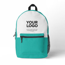 Türkis | Personalisiertes Firmenlogo und Text