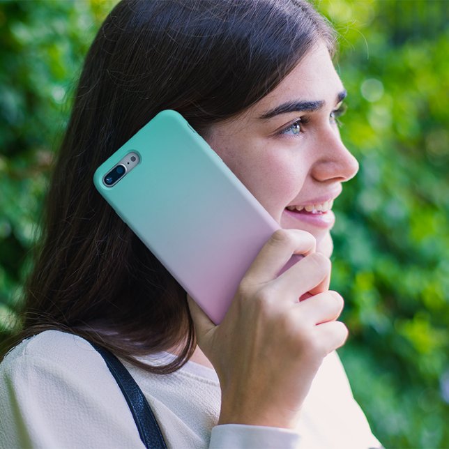 Türkis Pink Ombre Case-Mate iPhone Hülle (Von Creator hochgeladen)