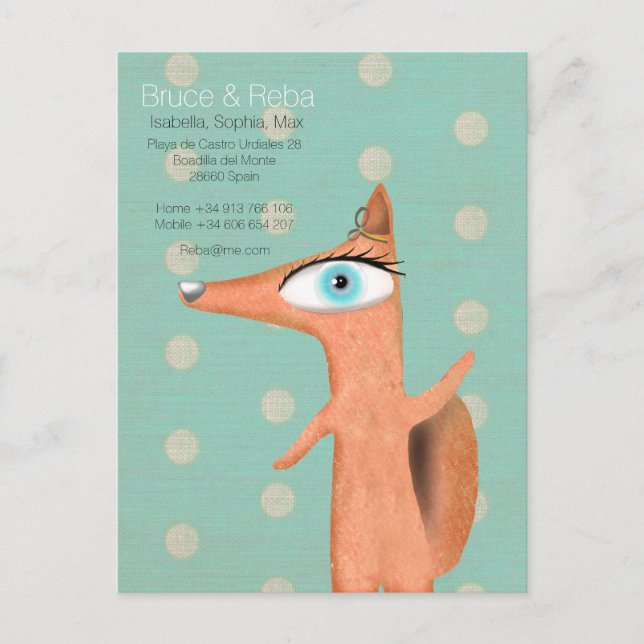 TÜRKIS POSTKARTE (Vorderseite)