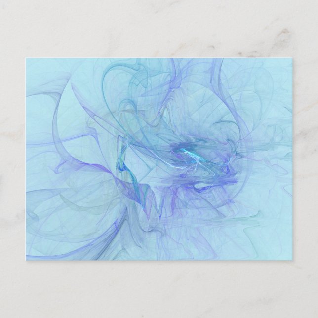 Türkis Postkarte (Vorderseite)