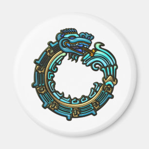 Türkis Quetzalcoatl Magnet