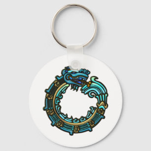 Türkis Quetzalcoatl Schlüsselanhänger