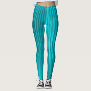 Türkis-"Seide" - Leggings