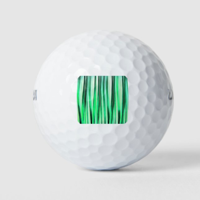 Türkis Serenity Striptester Golfball (Vorderseite)