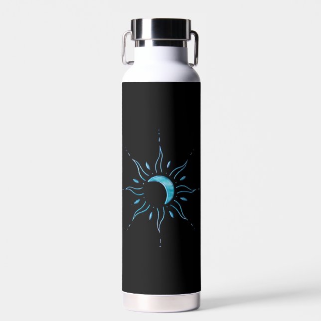 Türkis Sonne  Trinkflasche (Vorne)